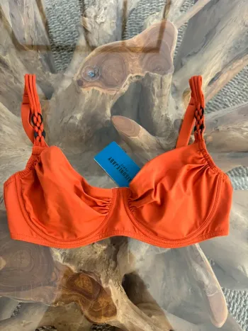Haut de maillot de bain Maison Lejaby mistral orange épicé