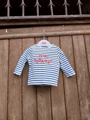 Tee-shirt manche longue bébé garçon 6 mois Pat et ripaton