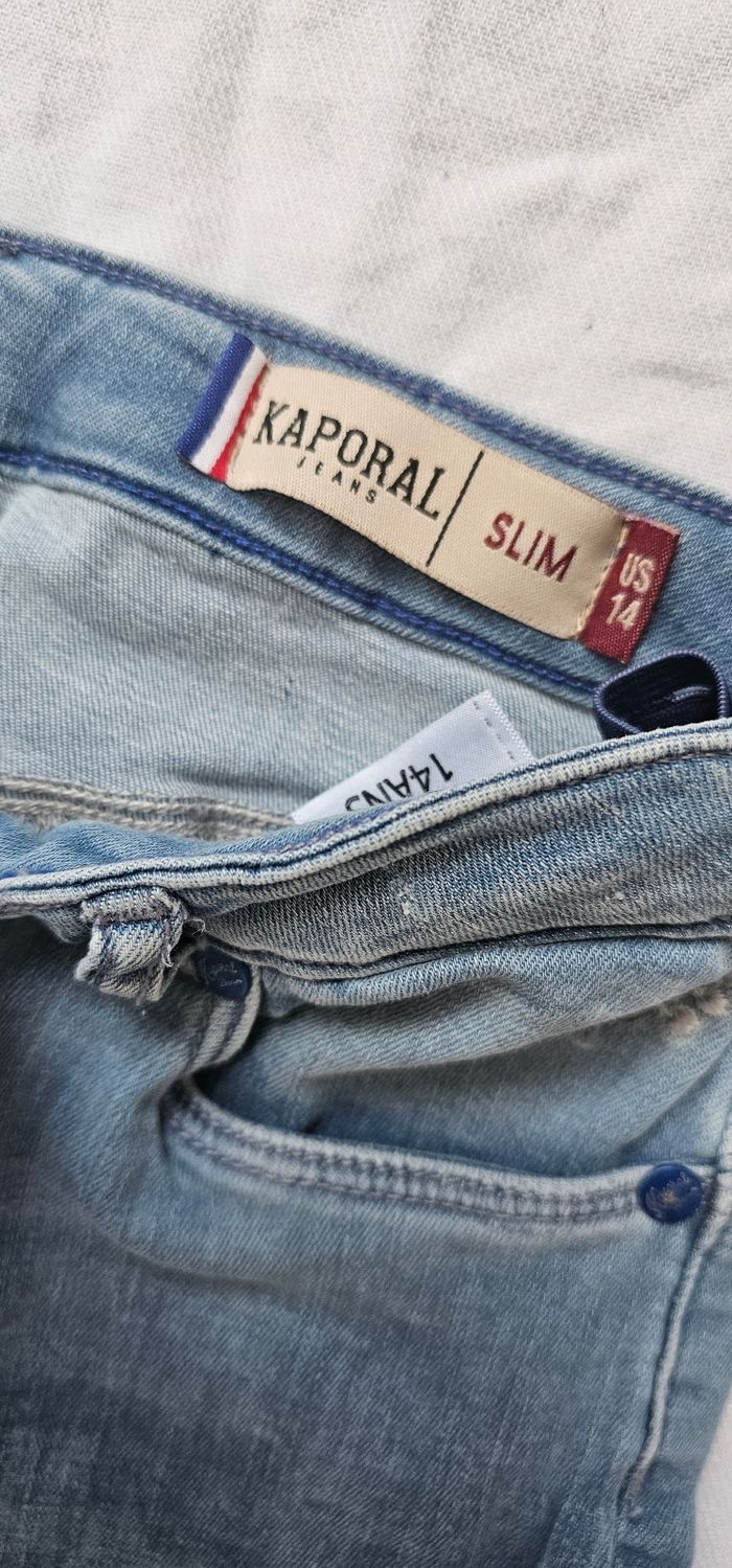 Jean Kaporal slim bleu clair – Neuf avec étiquette - photo numéro 3