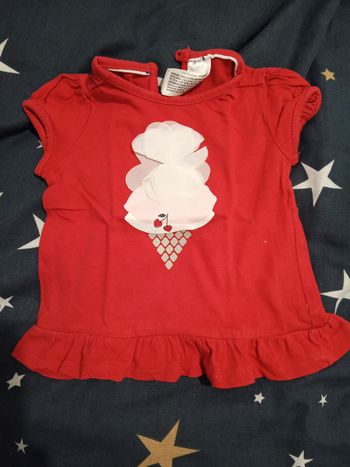 T-shirt "glace" _ T.62cm