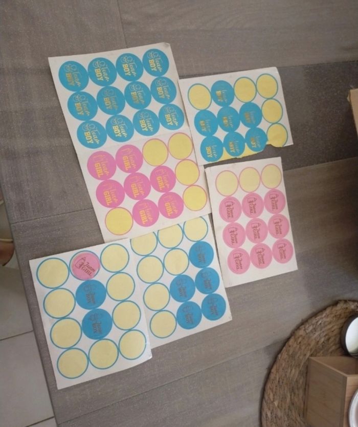 Décorations gender reveal - photo numéro 9