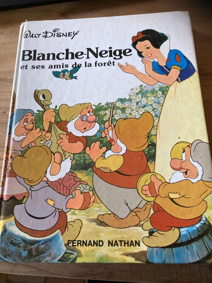 Livre vintage Blanche neige et ses amis de la forêt
