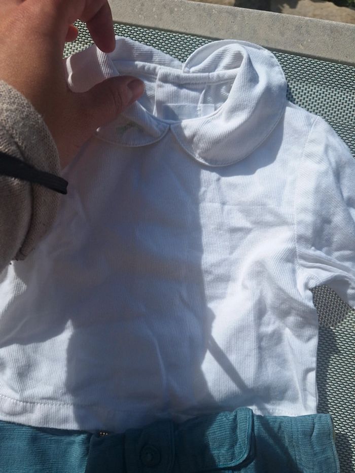 Ensemble pantalon bleu vert - photo numéro 3