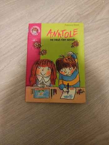 Livre La bibliothèque rose Anatole ne veut rien savoir