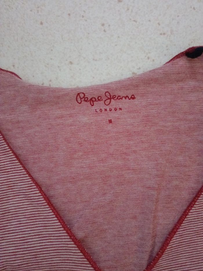 Top court manches longues taille M Pepe jeans - photo numéro 4