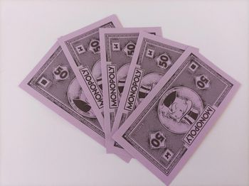 Lot x5 billets de 50 pièce détachée Monopoly édition tricheurs Hasbro gaming #A28