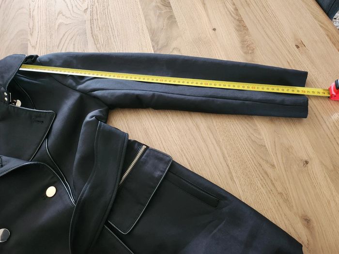 Veste trench imperméable manteau Morgan de toi en excellent état Taille 40 noir - photo numéro 7