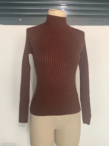 Pull col roulé