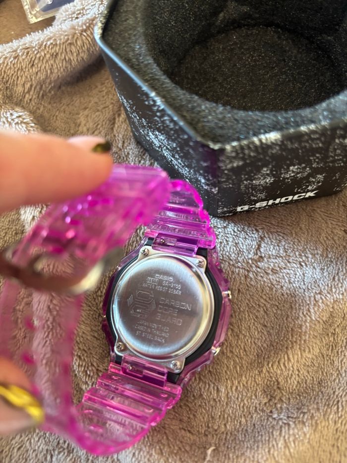 Montre G-Shock Casio rose - photo numéro 5