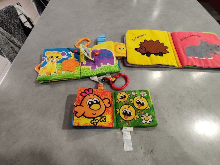 Lot de 3 livres d’éveil sensoriel pour bébé - photo numéro 3