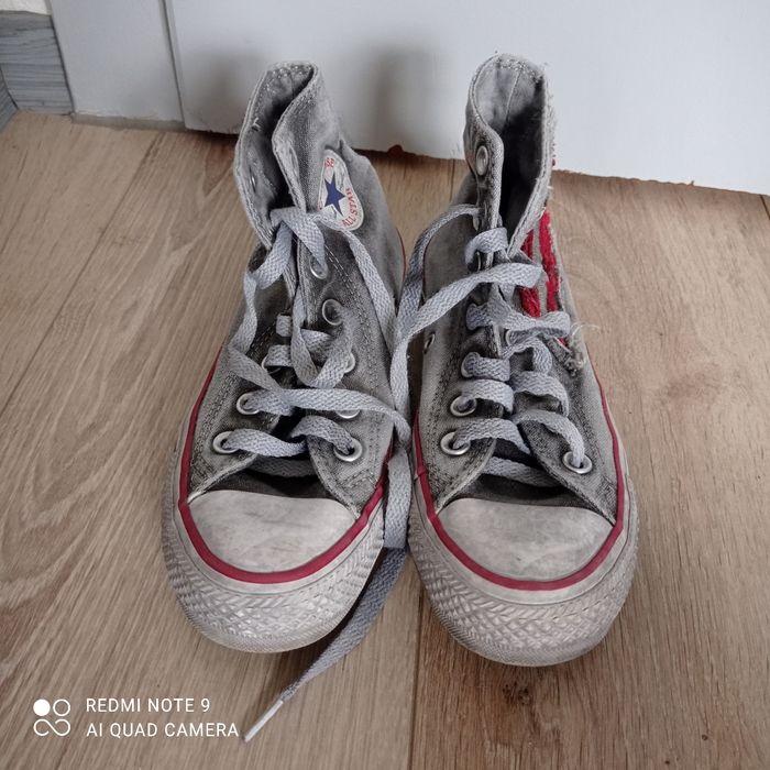 Converse grises et multicolores P36 - photo numéro 5