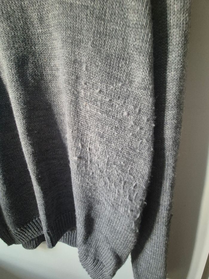 PULL PIER.ONE GRIS AVEC BOUTON EN COLI GARÇON | TAILLE L - photo numéro 2