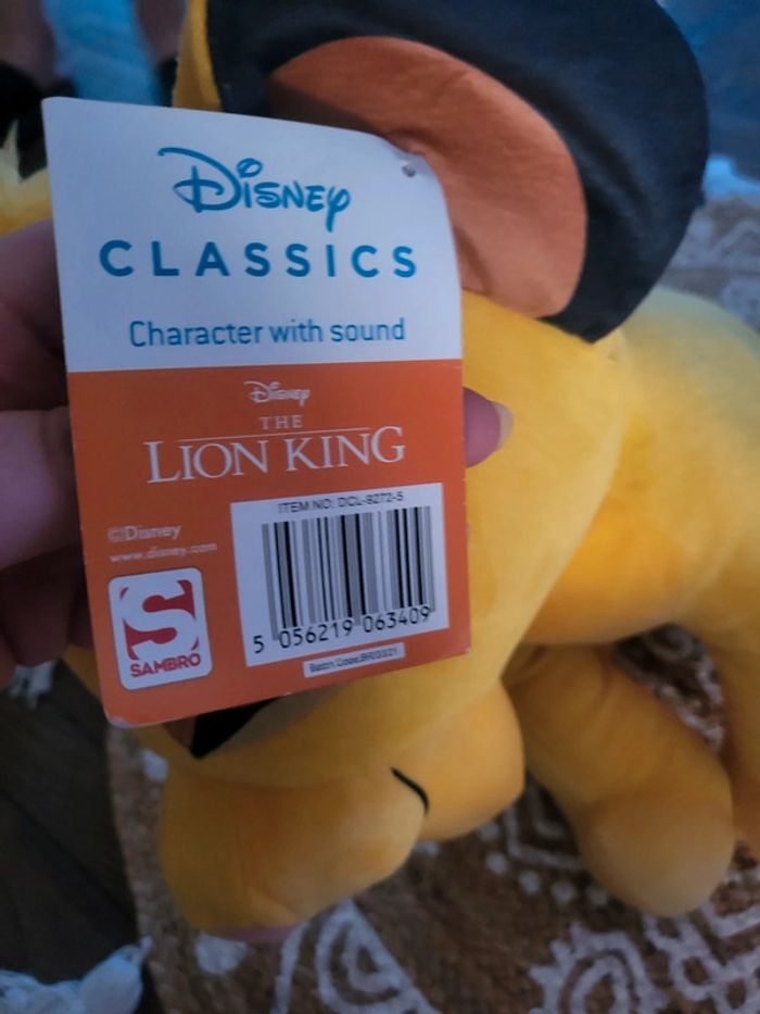 Grande peluche simba Disney - photo numéro 6