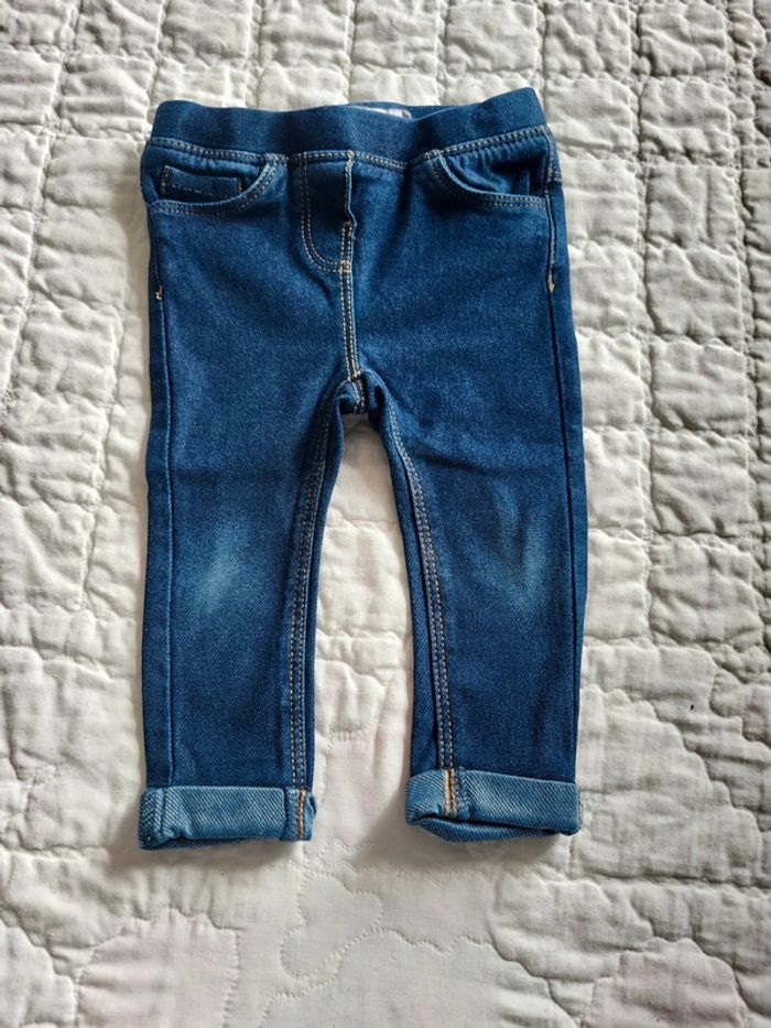 Jeans souple 12 mois fille