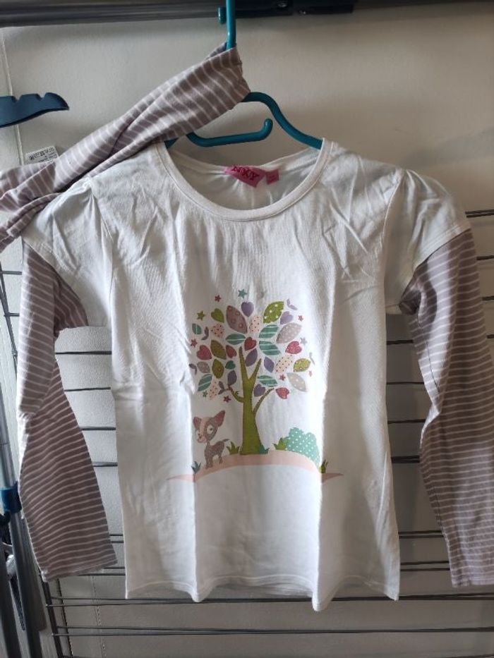 Tee shirt+ bandeau/ ceinture assorti