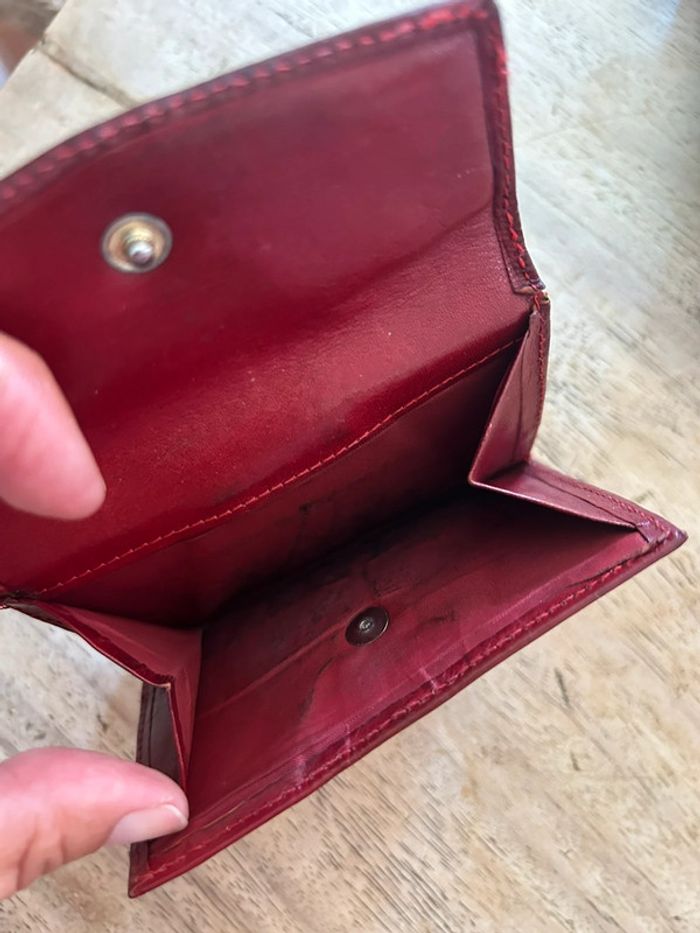 Porte feuille monnaie David jones en cuir - photo numéro 2