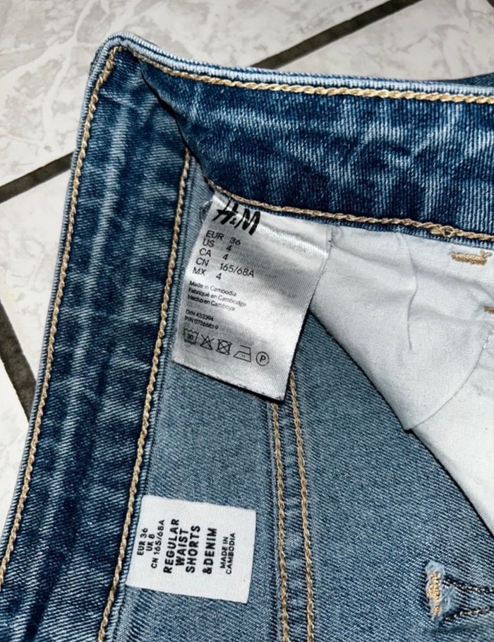Short en jean – H&M – Taille S - Très bon état - photo numéro 2