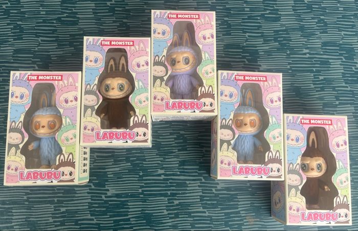 Lot de 5 labubus the monster - photo numéro 2