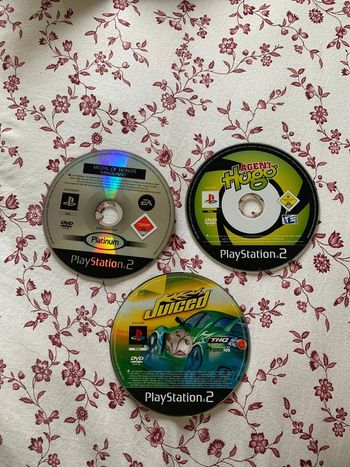 Lot de 3 jeux ps2 PlayStation - loose - medal of honor - agent Hugo Juiced