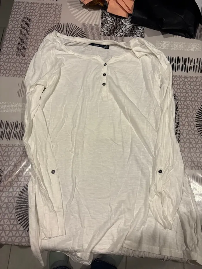 Robe tee-shirt manches longues