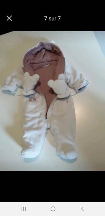 Combinaison pilote fille 6/9 mois