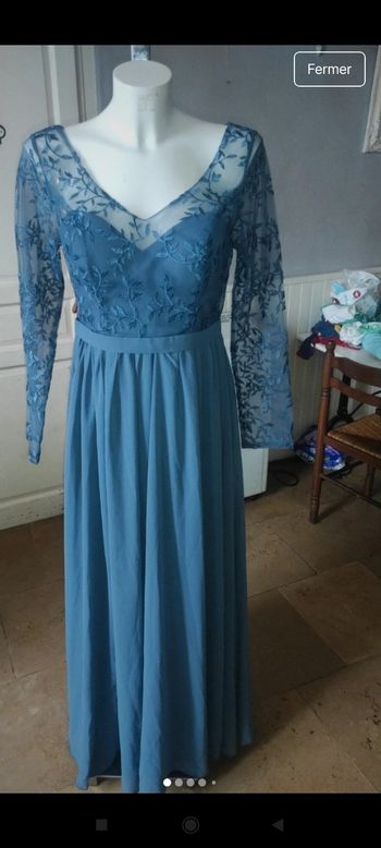 Magnifique robe longue f78