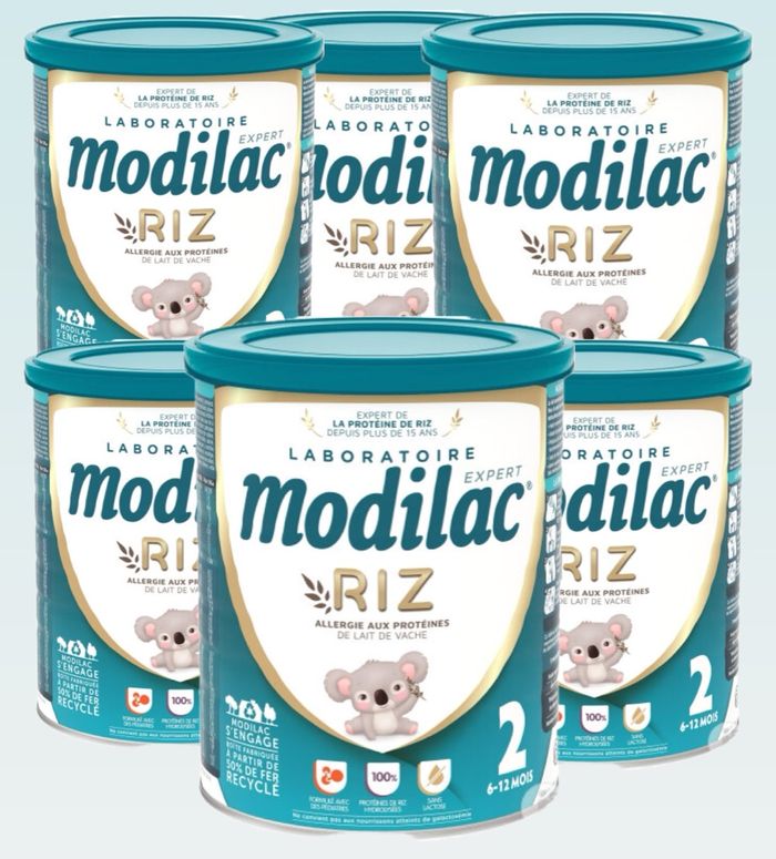 Lot de 6 boites modilac Riz 2