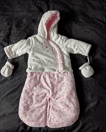 Combinaison chaude  fille 12 mois