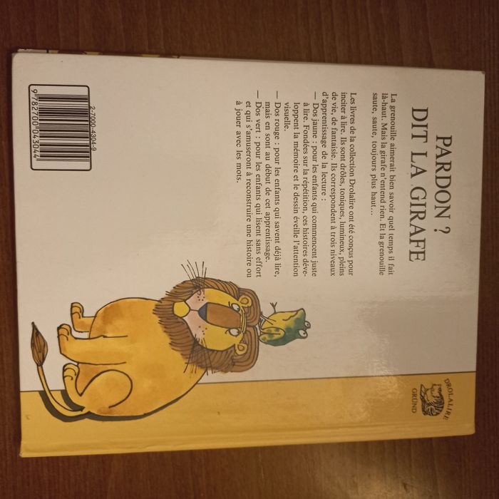 Livre Pardon ? Dit la girafe - photo numéro 2