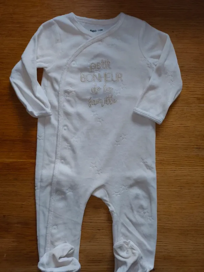 Pyjama gemo 12 mois neuf sans étiquette mixte - photo numéro 2