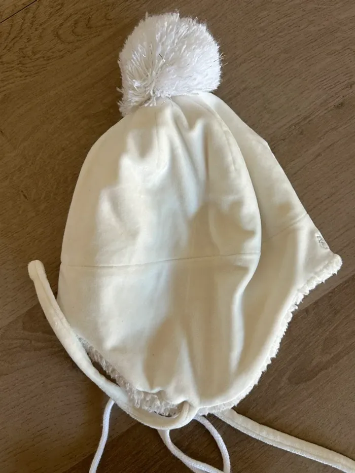 Ensemble bonnet et moufles bébé - photo numéro 3