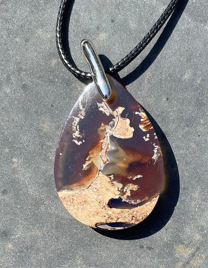 Superbe pendentif en ambre - photo numéro 6