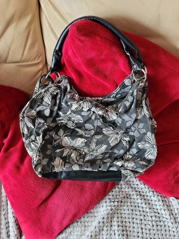 Sac a main motif fleurs