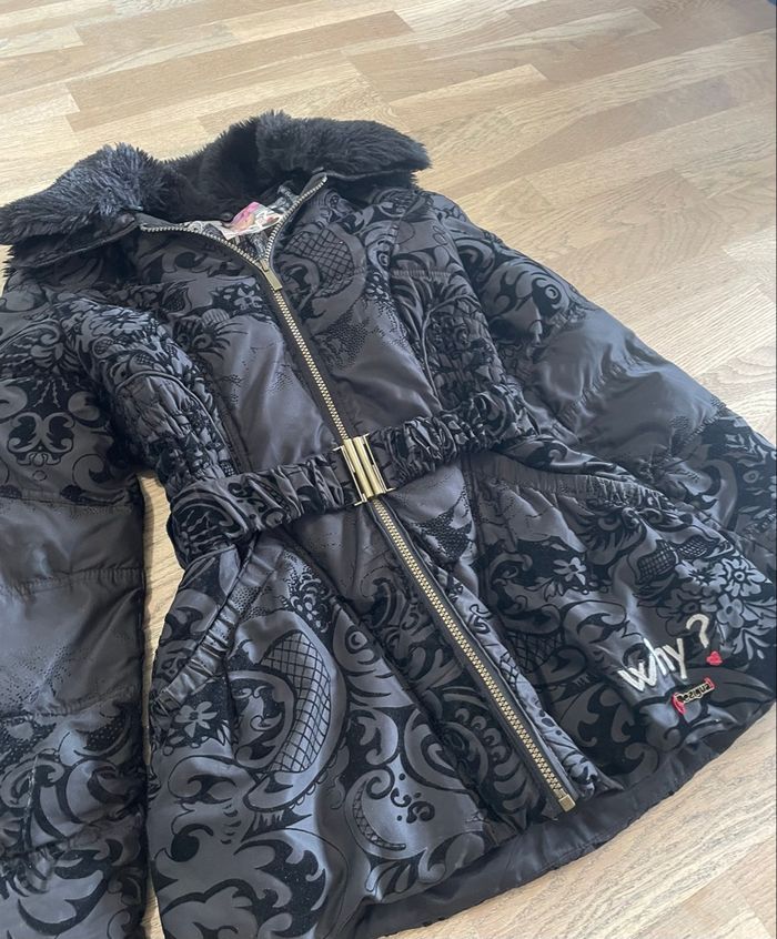 Manteau noir femme desigual très bon état - photo numéro 3