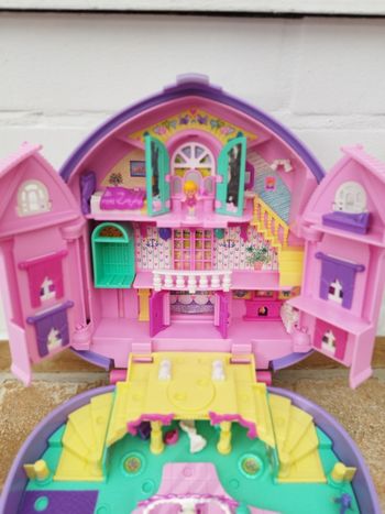 Grand cœur violet Polly pocket Bluebird 