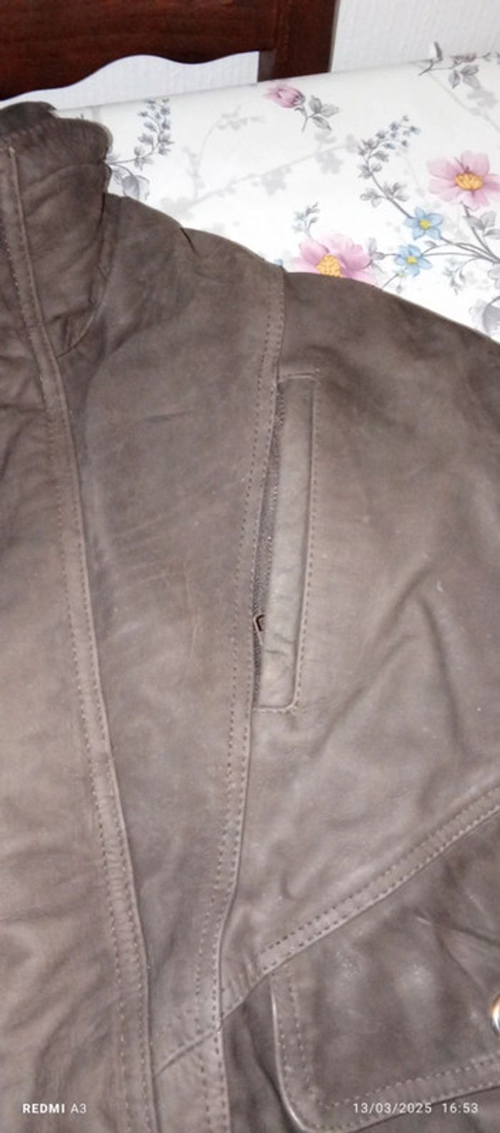 Blouson aviateur cuir véritable homme - photo numéro 10