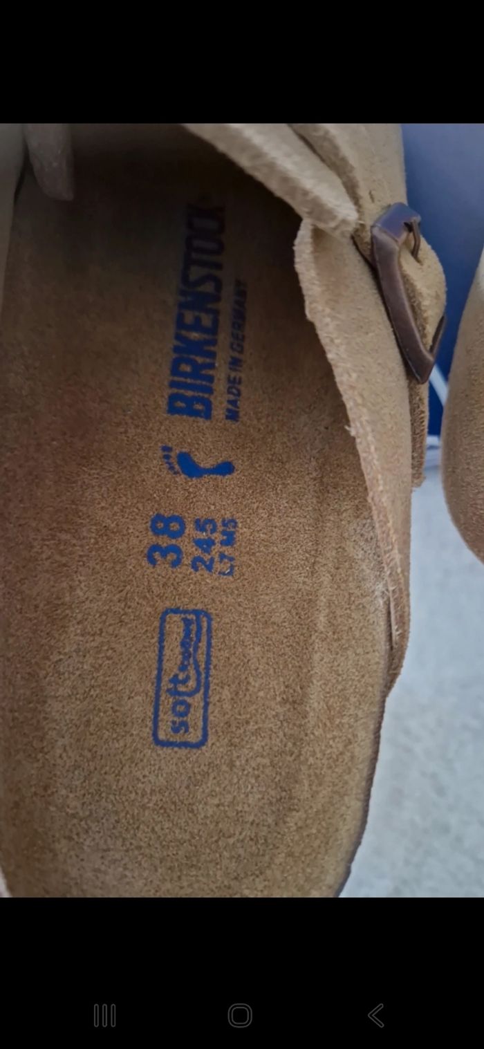 Mules birkenstock Boston neuve en 38 - photo numéro 2