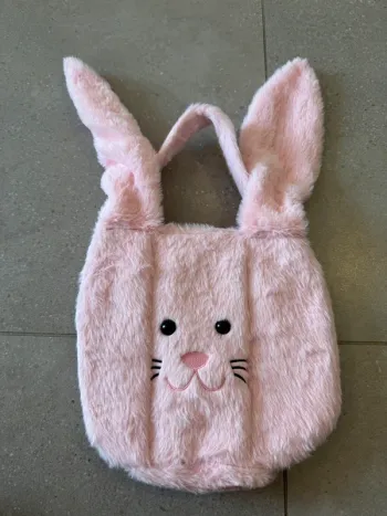 Sac à main Lapin rose, neuf sans étiquette, 27*22cm