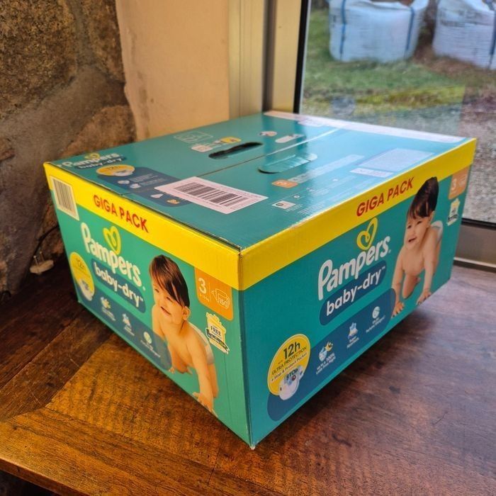 Couche taille 3 Baby Dry Pampers : 150 couches - photo numéro 2