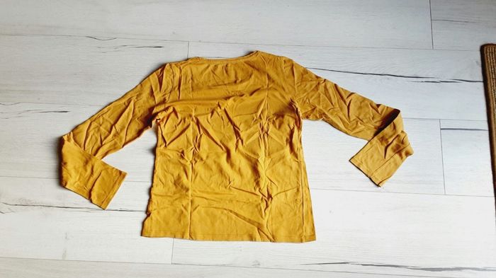 Vêtement fille tee-shirt manches longues moutarde Kiabi 12 ans - photo numéro 3