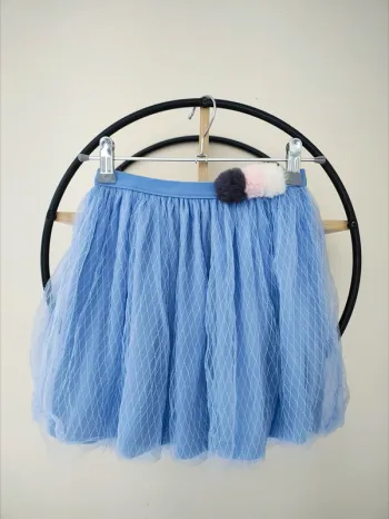 8 ans jupe pompom Kiabi