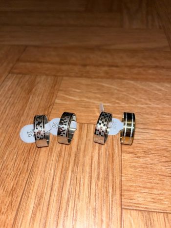 Lot de 4 bagues - Taille 20