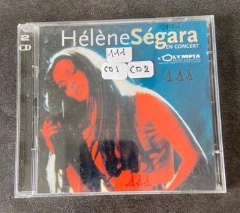 Album (2 cd) Hélène Ségara à l’Olympia