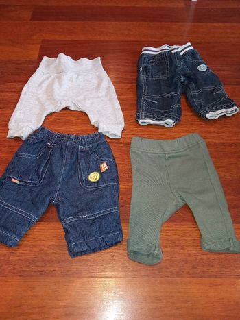 Lots pantalons garçon 1 mois