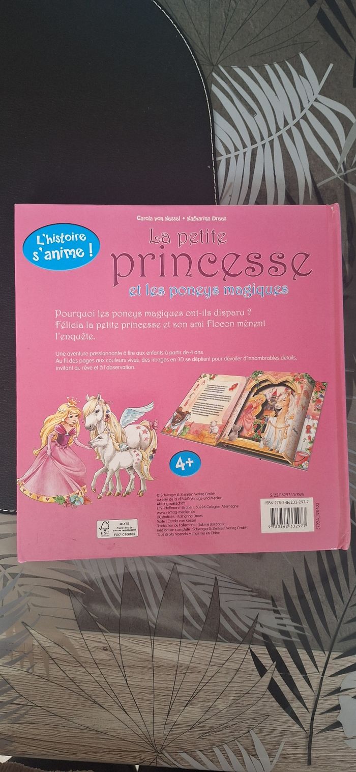 Livre la petite princesse et les poneys magique - photo numéro 2