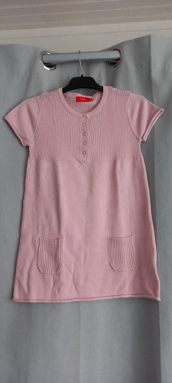 Tunique rose fille 6 ans tissaia