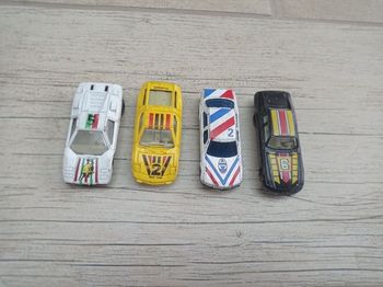 Lot de 4 voitures miniature