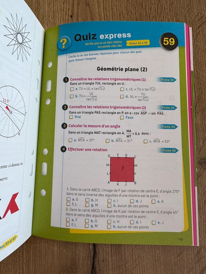 Mes fiches collège maths 3 eme brevet hatier   neuf - photo numéro 8