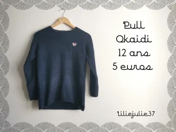 Pull Okaidi 12 ans