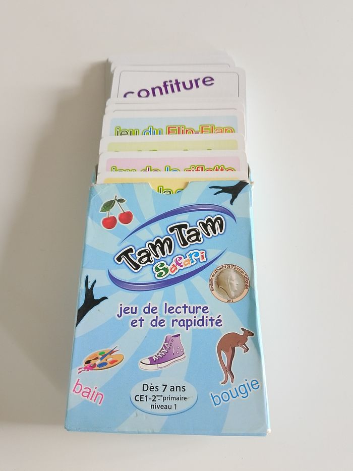 Tam tam safari jeu de lecture et de rapidité des 7 ans complet - photo numéro 3